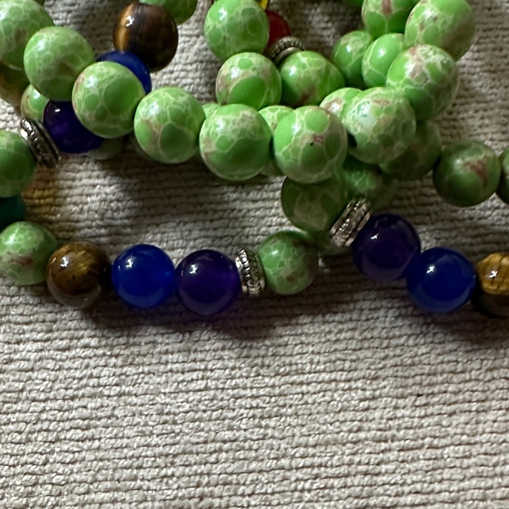 Bracelet Multicolor Beaded Set Of (6) - Picture 9 of 9